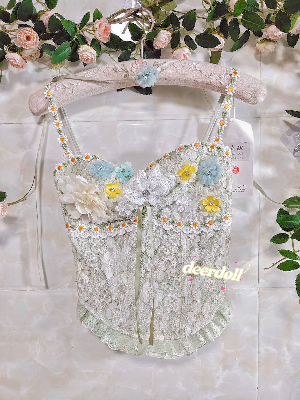 Flower Fairy Lace Buster Top