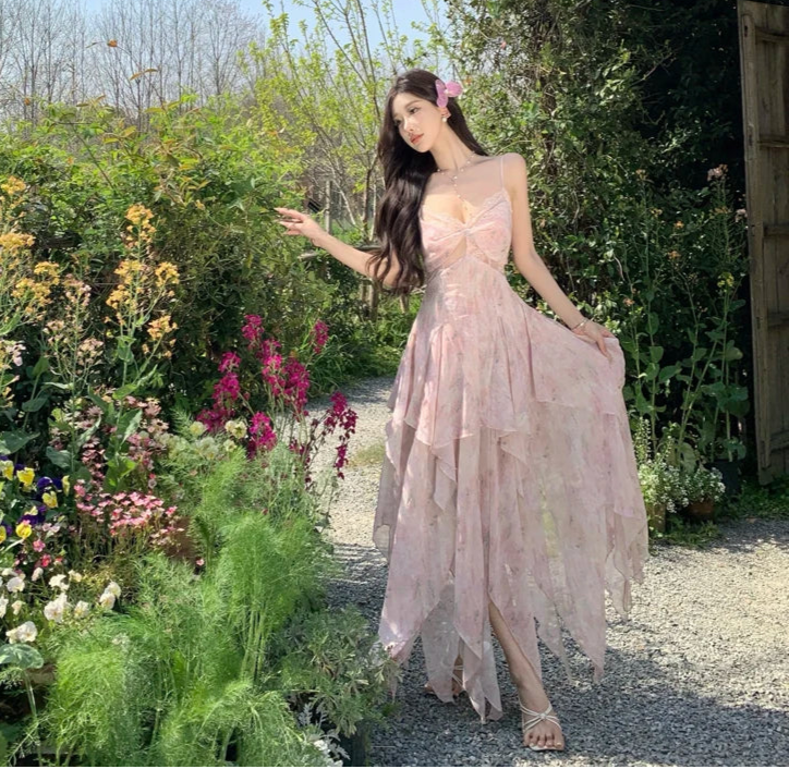 Iridia Pink Ethereal Essence Fairy Dress