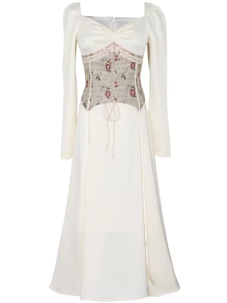 Alexia Light Academia Corset Dress
