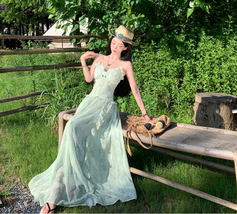 Gardenia Green Fairy Princess Dress