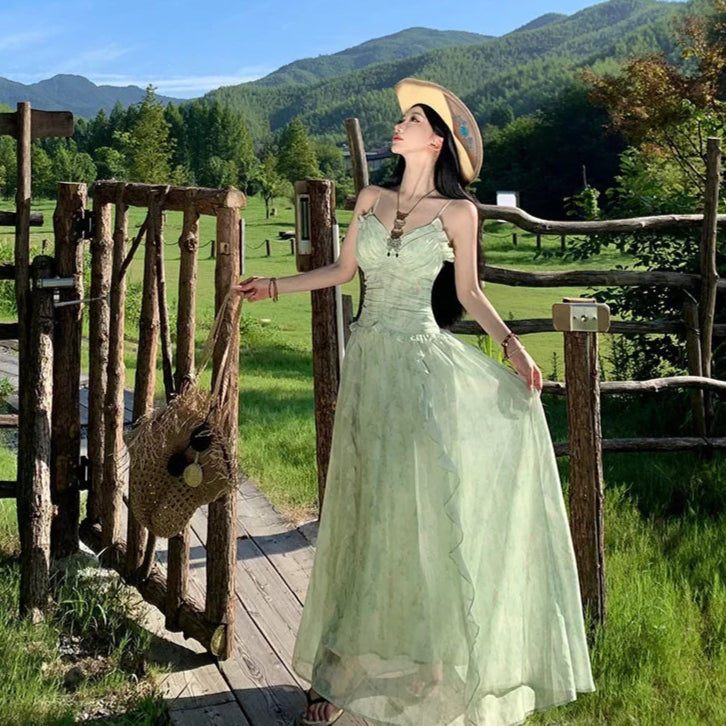 Gardenia Green Fairy Princess Dress