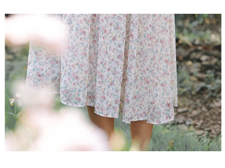 Vintage Cottage Fairy Dress Cottagecore Aesthetic