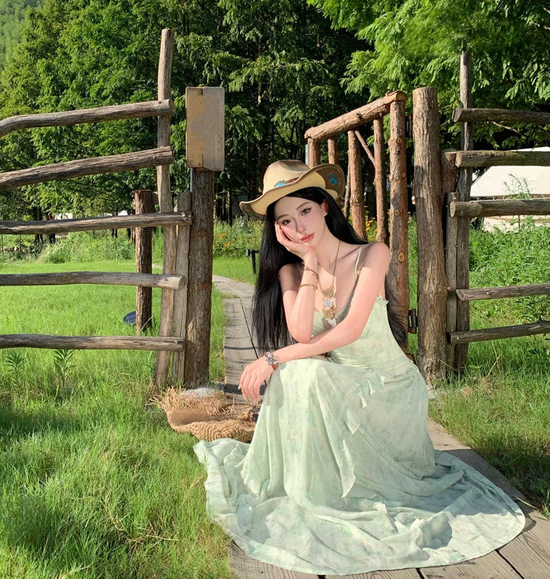 Gardenia Green Fairy Princess Dress