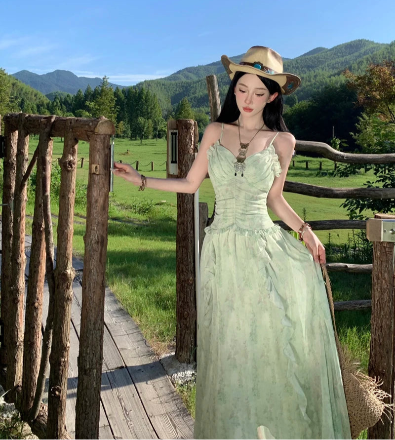 Gardenia Green Fairy Princess Dress