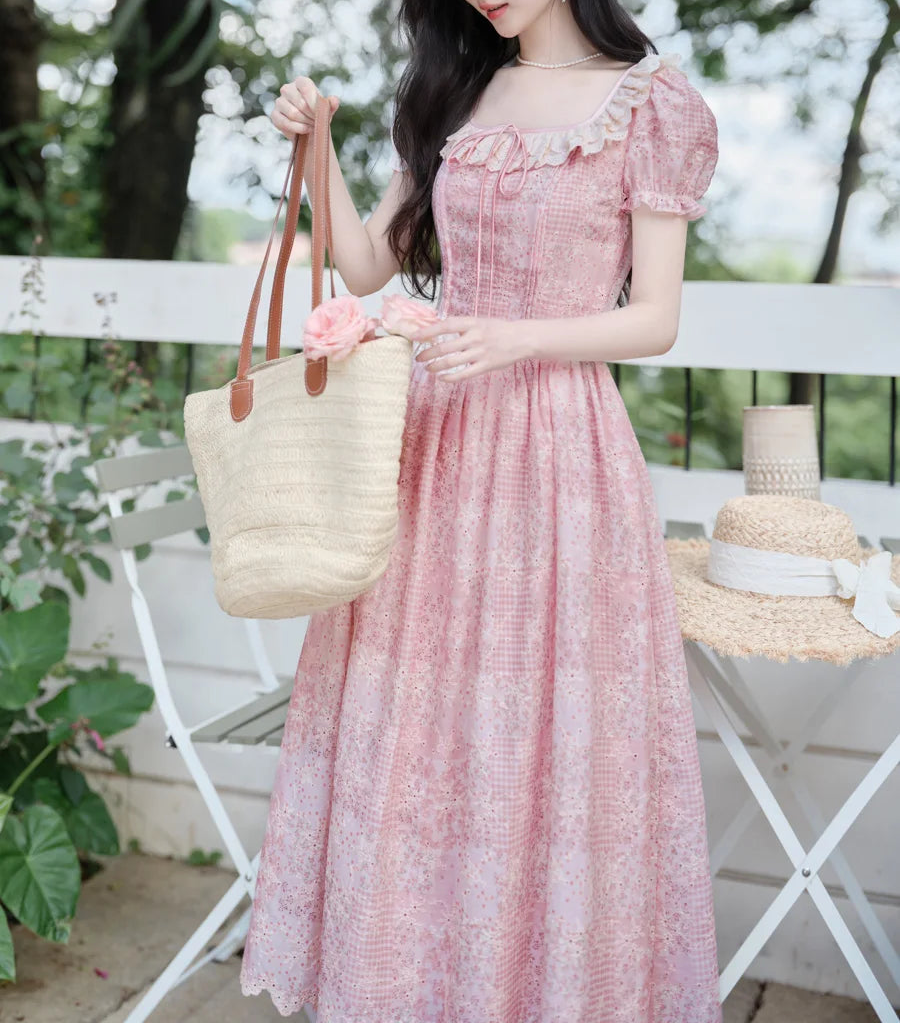 Darla Pink Cottage Fairy Dress