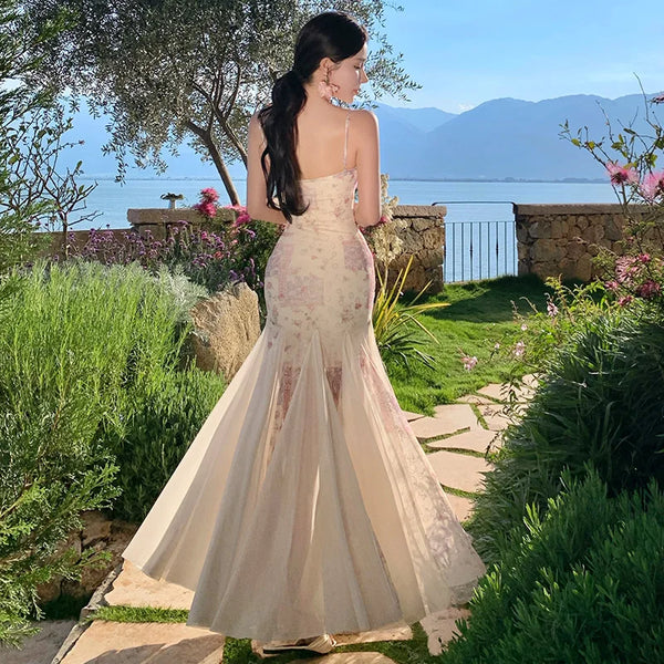 Mermaid Flower Fairycore Aesthetic Ethereal Fairy Dress