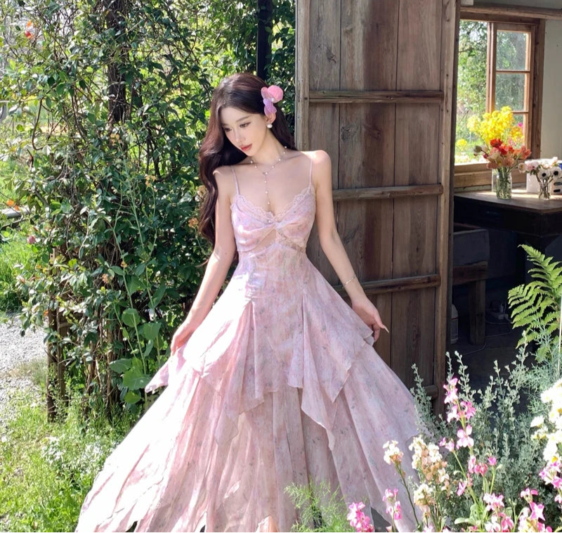 Iridia Pink Ethereal Essence Fairy Dress