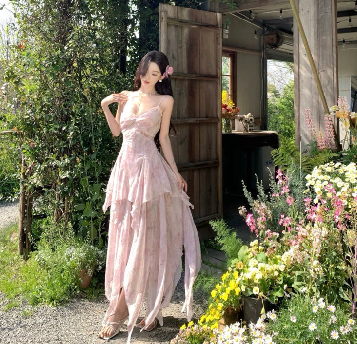 Iridia Pink Ethereal Essence Fairy Dress