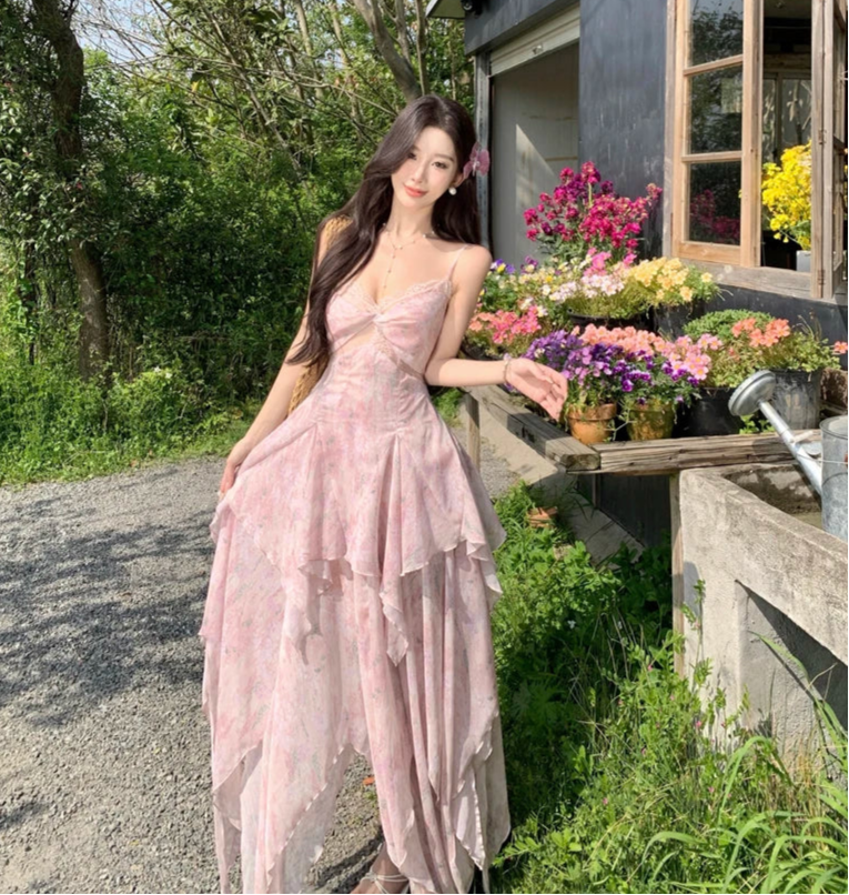 Iridia Pink Ethereal Essence Fairy Dress