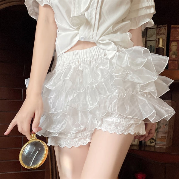 Girly Coquette Bloomer Lolita Shorts