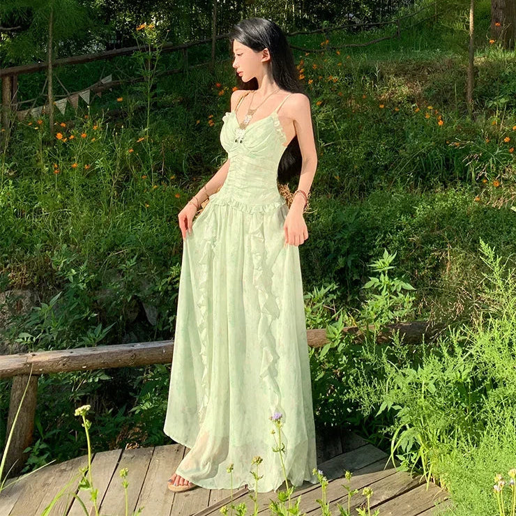 Gardenia Green Fairy Princess Dress