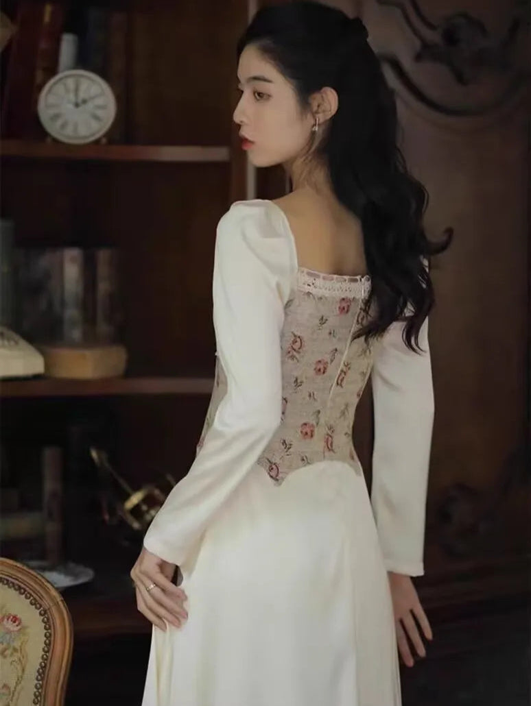 Alexia Light Academia Corset Dress