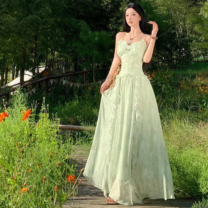 Gardenia Green Fairy Princess Dress