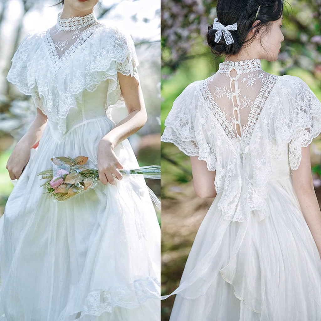Sanctuary White Lace Gunne Sax Dress Vintage Gunne Sax Dress