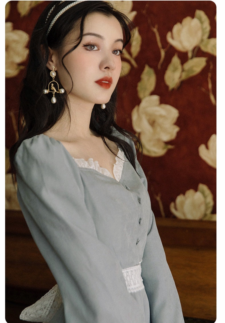 Adette Vintage-inspired Fairycore Princess Dress
