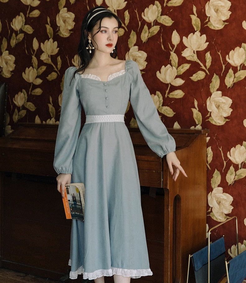 Adette Vintage-inspired Fairycore Princess Dress