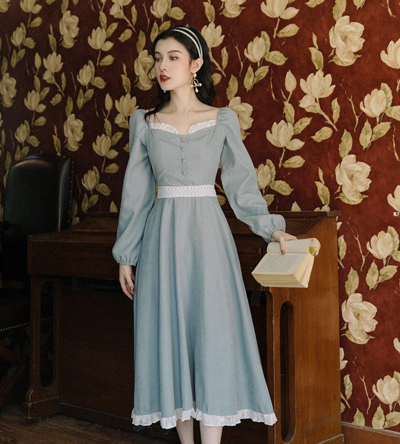 Adette Vintage-inspired Fairycore Princess Dress