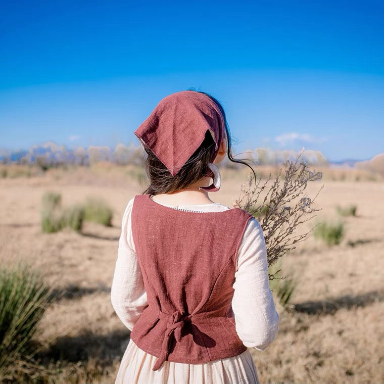 Anelia Linen Village Witch Cottagecore Dress Set