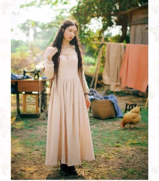 Anelia Linen Village Witch Cottagecore Dress Set