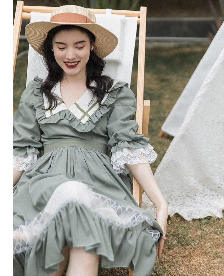 Gloria Vintage Academia Classic Lolita Dress 