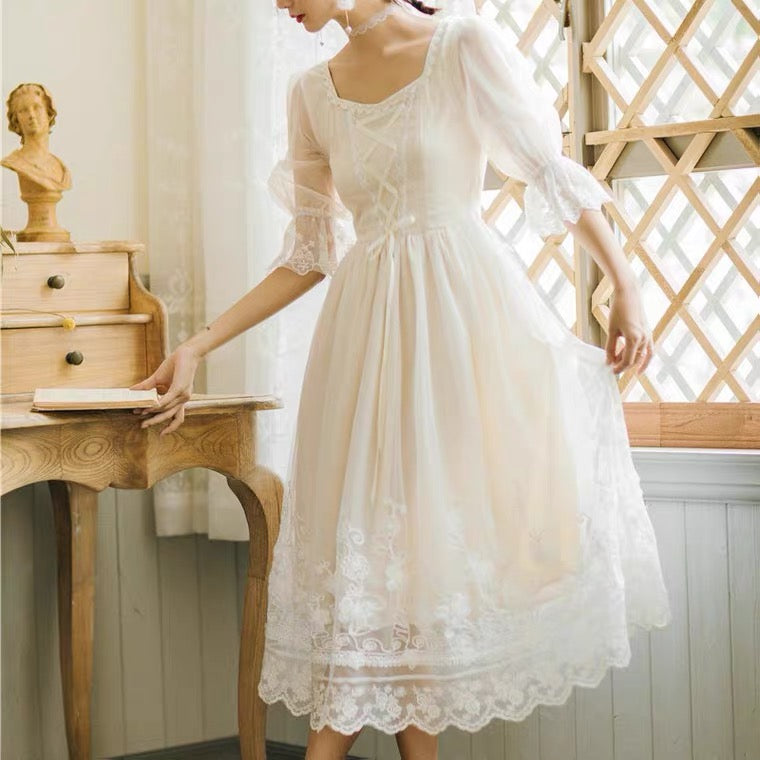 Keira Vintage-Aesthetic Princess Fairy Dress