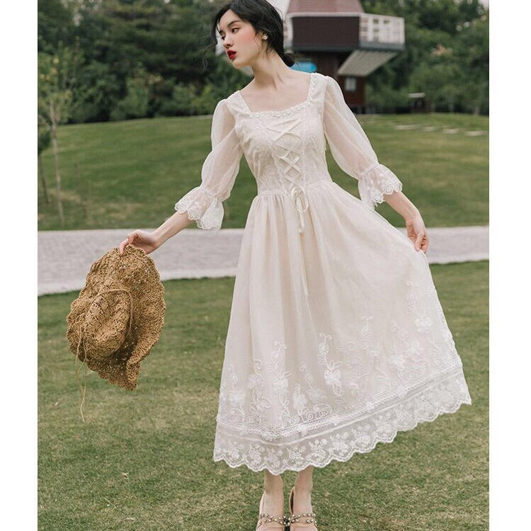 Keira Vintage-Aesthetic Princess Fairy Dress