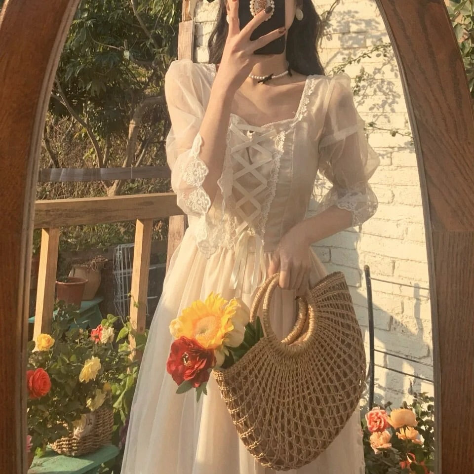 Keira Vintage-Aesthetic Princess Fairy Dress