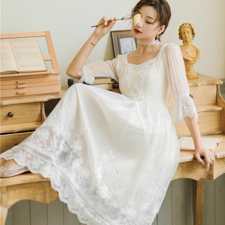 Keira Vintage-Aesthetic Princess Fairy Dress