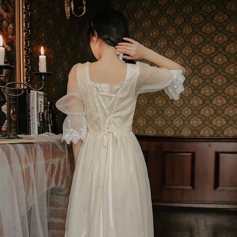 Keira Vintage-Aesthetic Princess Fairy Dress