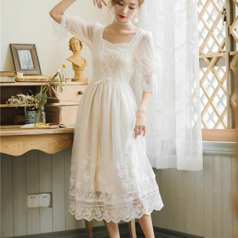 Keira Vintage-Aesthetic Princess Fairy Dress