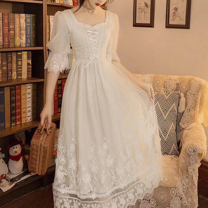 Keira Vintage-Aesthetic Princess Fairy Dress