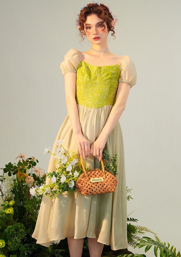 MossGarden Green Witch Forest Fairy Dress 