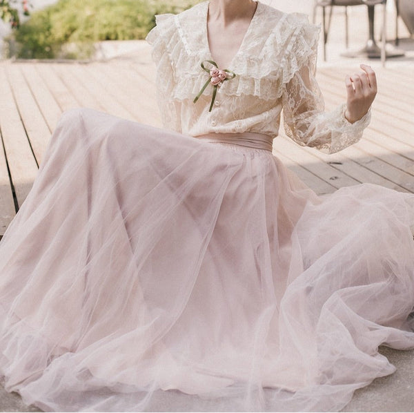Nymphadora Lace Vintage-style Fairy Dress Set 