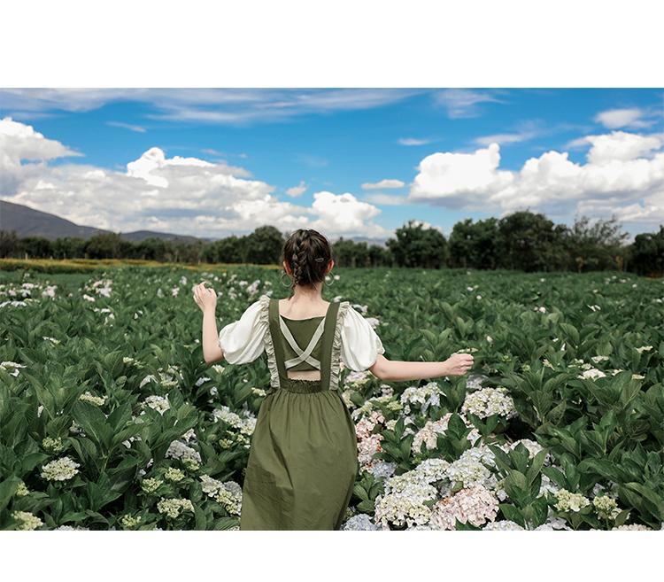The Green Witch Cottagecore Dress (Plus Sizes)