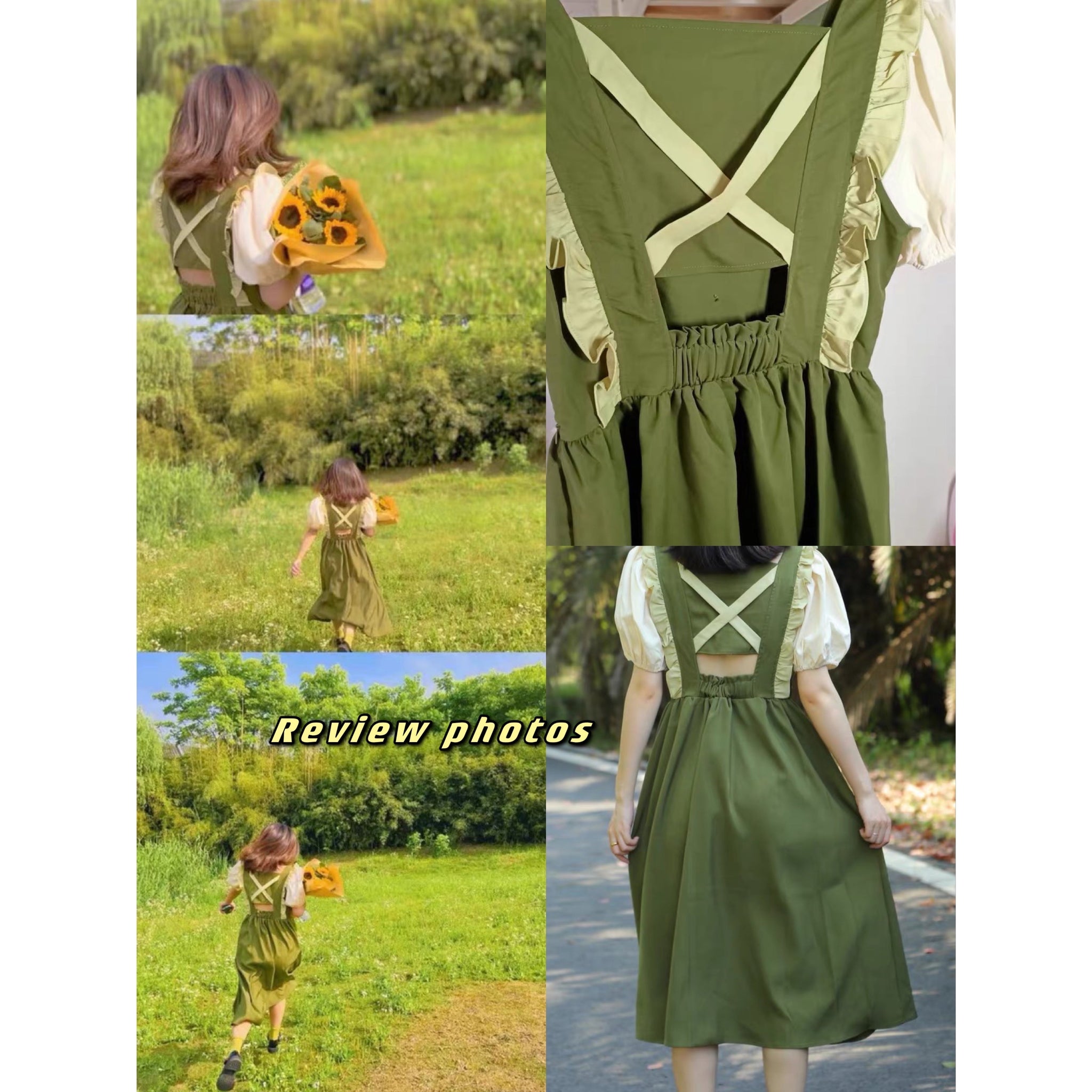 The Green Witch Cottagecore Dress (Plus Sizes)
