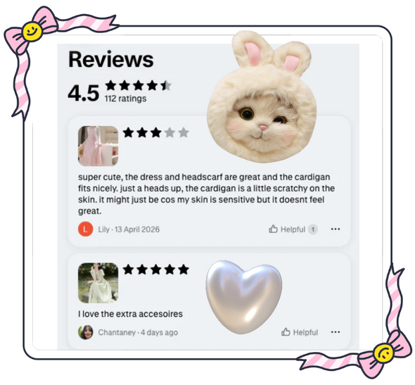 Customer Reviews from SHOP App x DeerDoll