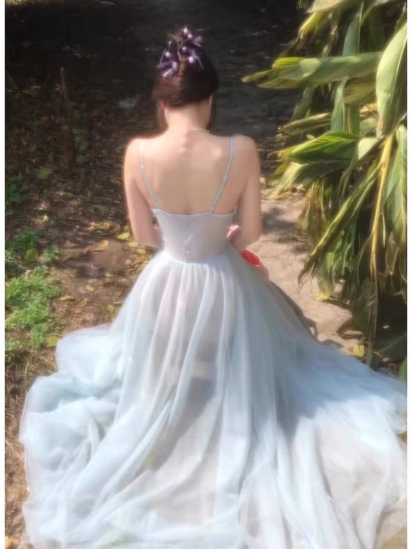 Iridia Light Blue Ethereal Fairy Dress