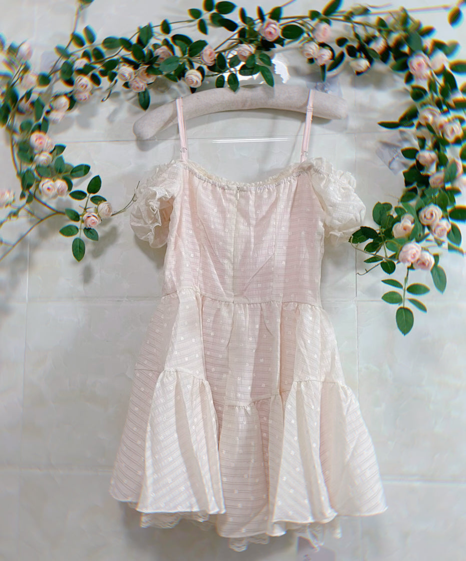 Vanilla Glow Sweet Coquette Dress