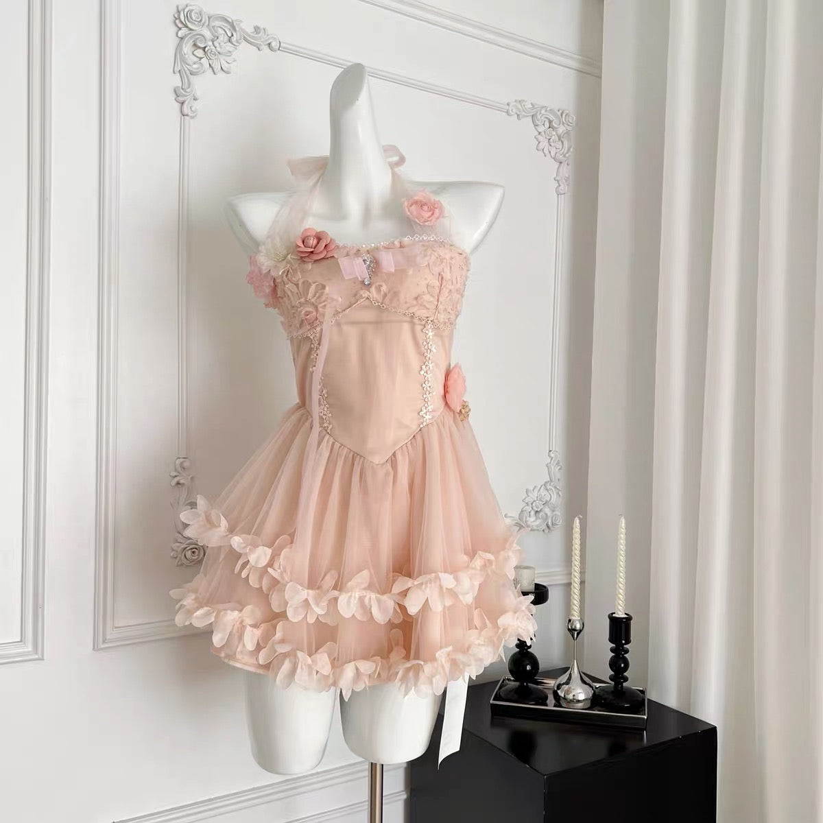 Petal Rays Balletcore Coquette Princess Dress