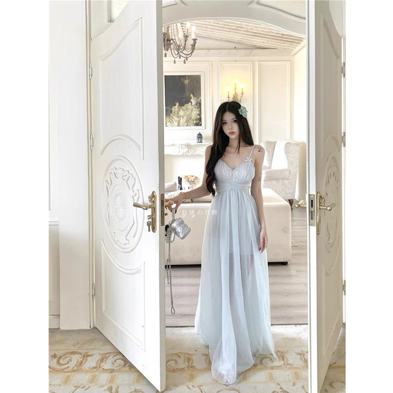 Iridia Light Blue Ethereal Fairy Dress