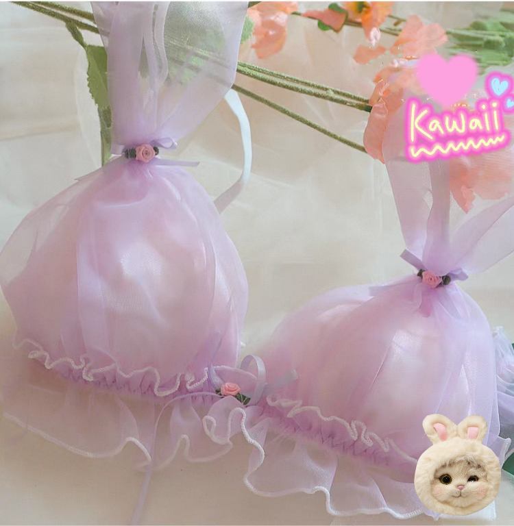 Soft Girl Dreamy Violet Fairycore Lingerie
