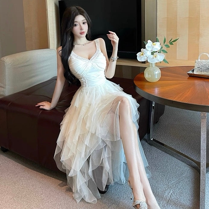 Angel Whispers Angelcore Coquette Dress