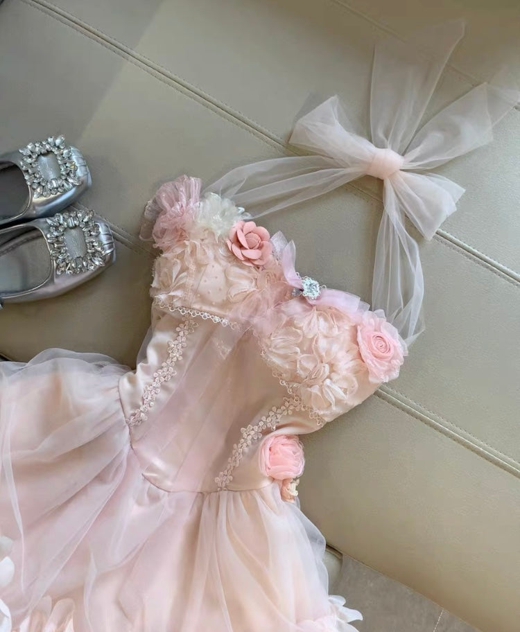 Petal Rays Balletcore Coquette Princess Dress
