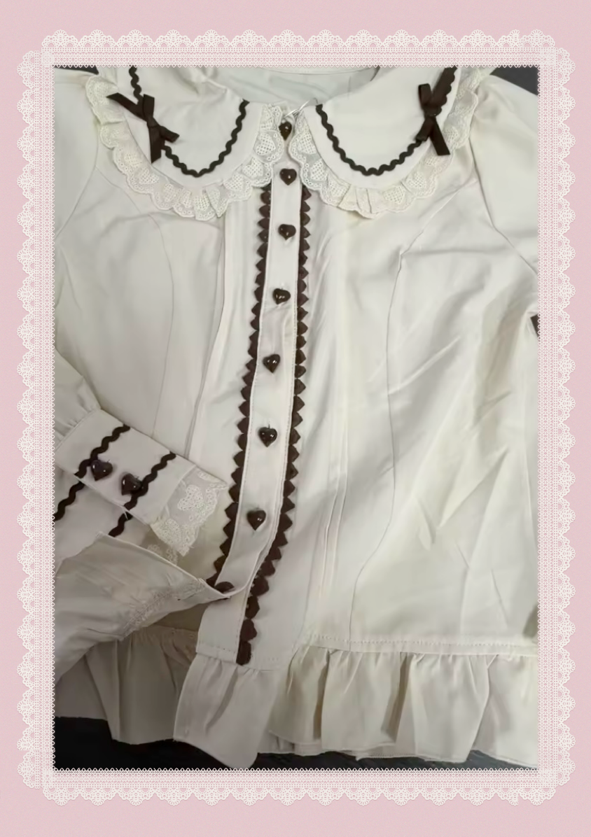 Cookie Heart Japanese Lolita Blouse