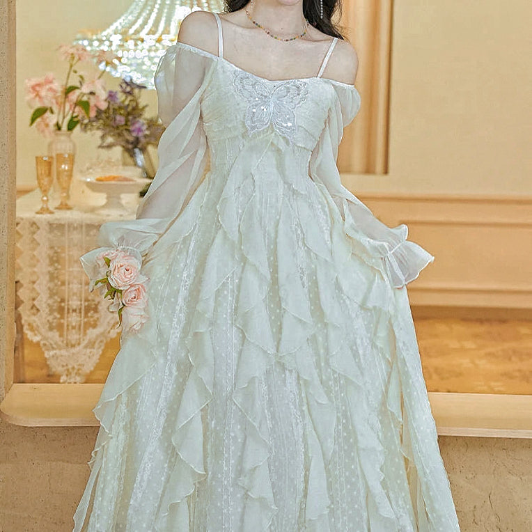 Airielle Butterfly Applique Fairy Dress