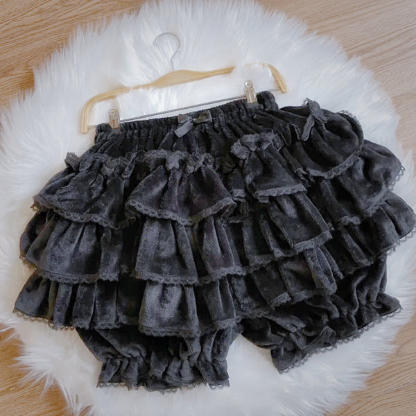 Winterbelle Velvet Bloomer Lolita Shorts