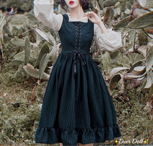  Dark Cottagecore Dark Academia Dress