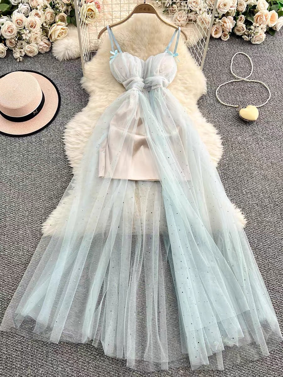 Iridia Light Blue Ethereal Fairy Dress