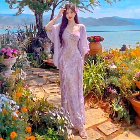 Ethereal Pastel Fairy Dress Romantic Dreamy Fairycore Princess Aesthetic