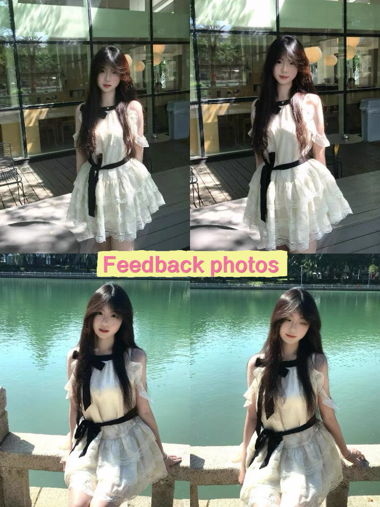 Sugarmoon Butterfly Lace Coquette Dress